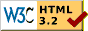 W3C HTML 3.2 Valid